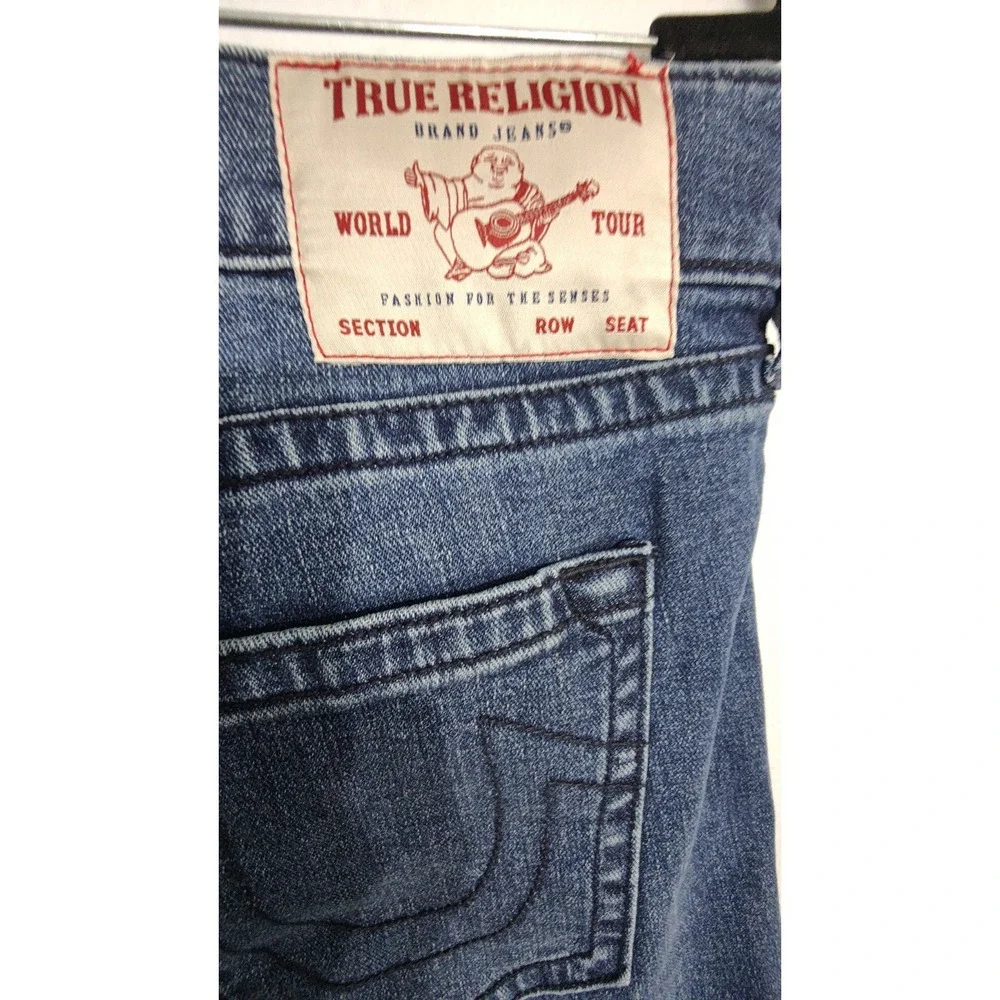True Religion Ricky SN Relaxed‎ Straight Jeans 107344 Men's Pants sz 36/34 New